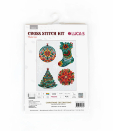 Borduurpakket Winter Decorations - Luca-S    ls-jk042