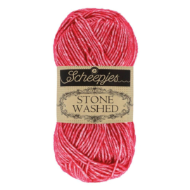 Stone washed / Groen 807 / Red Jasper