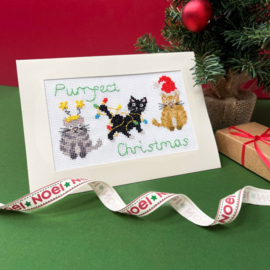 Borduurpakket Bothy Designs - Purrfect Christmas - Bothy Threads     bt-xmas91
