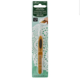 Clover Softgrip Touch haaknaald staal 1.75mm / CL 1020