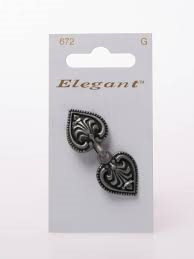 Knopen Elegant - Zilver / 672