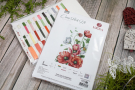 Borduurpakket The Field Poppies - Luca-S     ls-b7020