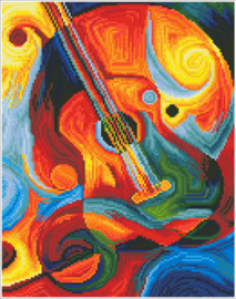 Diamond Art Guitar - Leisure Arts    la-da03-50466