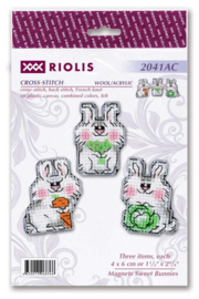 Borduurpakket Sweet Bunnies - RIOLIS    ri-2041