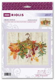 Borduurpakket Gifts of Autumn - RIOLIS  ri-2037