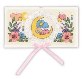 Borduurpakket Card Congratulations on the Newborn - RIOLIS    ri-1893