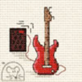 Borduurpakket Electric Guitar - Mouseloft    ml-004-p04