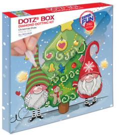 Diamond Dotz Dotz Box - Christmas Elves - Needleart World    nw-dbx-054