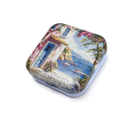 Mediterranean Coast Metallic Box - Leti Stitch    leti-25642
