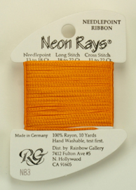 Neon Rays Tangerine - Rainbow Gallery   rg-n083