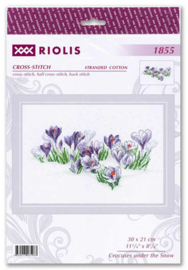 Borduurpakket Crocuses under the Snow - RIOLIS    ri-1855