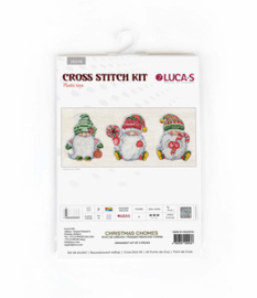 Borduurpakket Christmas Gnomes - Luca-S      ls-jk030