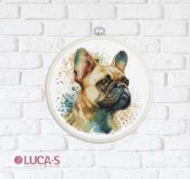 Borduurpakket The French Bulldog - Luca-S    ls-bc207