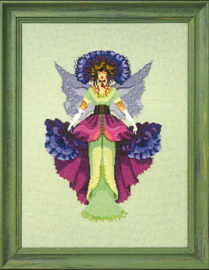 Borduurpatroon February Amethyst Fairy - Mirabilia Designs    md-192