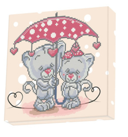 Diamond Dotz Its Raining Love - Needleart World    nw-dbx-005