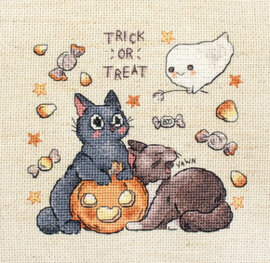 Borduurpakket Trick Or Treat - Leti Stitch     leti-l8815