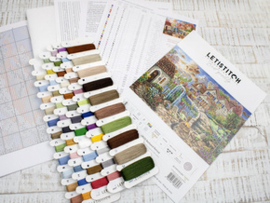 Borduurpakket Backyard Retreat - Leti Stitch    leti-l8026