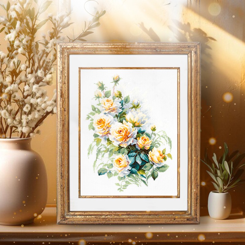 Borduurpakket The Queen of Flowers - Magic Needle     ci-070-008