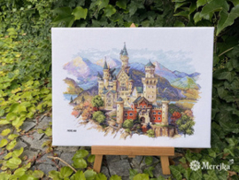 Borduurpakket Neuschwanstein Castle - Merejka  mer-k201