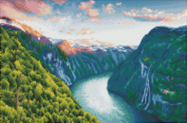 Diamond Dotz Mighty River - Needleart World  nw-dq10-009