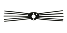 Snorharen voor dierenneuzen 75mm zwart / 21095 - 3