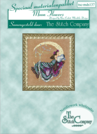 Materiaalpakket Moon Flowers - The Stitch Company   tsc-mds137