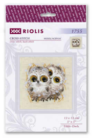 Borduurpakket Little Owls - RIOLIS / Kleine Uilen  ri-1755