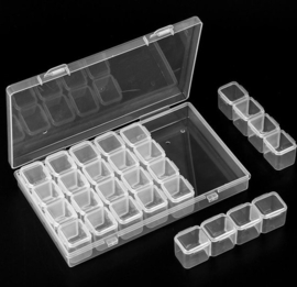 Diamond Painting Opbergbox met 28 bakjes