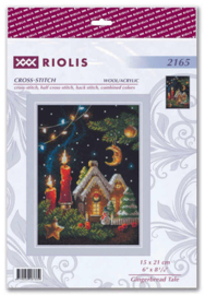 Borduurpakket Gingerbread Tale - RIOLIS     ri-2165