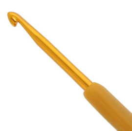 Clover Softgrip Touch haaknaald aluminium 3.75mm / CL 1006