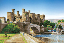 Diamond Dotz Conwy Castle Wales - Needleart World  nw-dd12-063