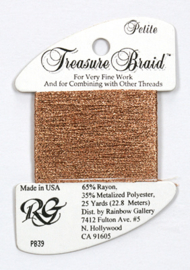 Petite Treasure Braid New Copper - Rainbow Gallery     rg-pb39