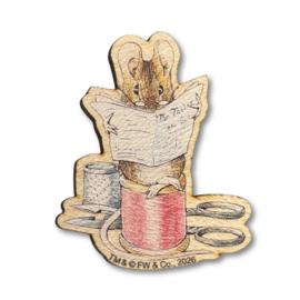 Wooden Needle Minder - Tailor of Gloucester - The Crafty Kit Company - ckc-nmbp-030