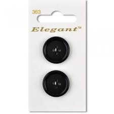 Knopen Elegant - Zwart / 363