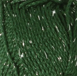 Scheepjes Catona Shine Zilver Groen 525-S / Fir - Silver