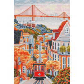 Borduurpakket San Fransisco USA - Luca-S   ls-pk04