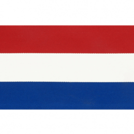 Nationaallint / Rood, wit, blauw lint / 10, 15, 25, 38, 50, 70 en 100 mm