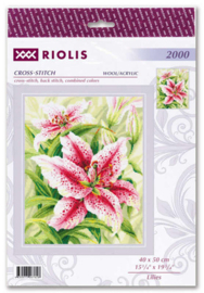 Borduurpakket Lilies - RIOLIS  ri-2000