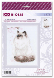 Borduurpakket Meow-Zen - RIOLIS    ri-1878