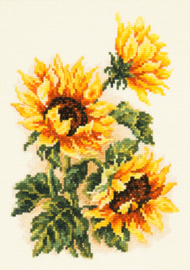 Borduurpakket Three sunflowers - Chudo Igla (Magic Needle)    ci-040-078