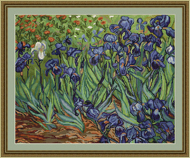 Borduurpakket Irises, reproduction of Van Gogh - Luca-S    ls-b444