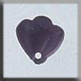 Glass Treasures Flat Bell Flower-Amethyst - Mill Hill   mh-12064