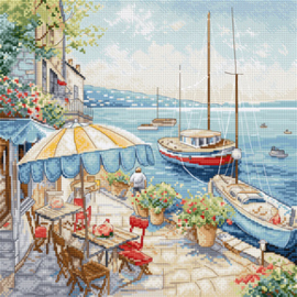 Borduurpakket Seascape - Leti Stitch    leti-l9927