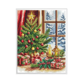 Borduurpakket Christmas Tree - Collection d'Art      cda-bc8142