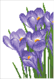 Diamond Dotz Spring Crocus - Needleart World   nw-dd05-082