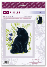 Borduurpakket Black Cat - RIOLIS   ri-2001
