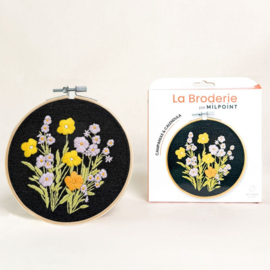 Vrij borduren pakket Bellflower & Calendula - Milpoint       mil-e1-002k