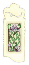 Borduurpakket Bookmark Blooming Iris - RIOLIS    ri-1614