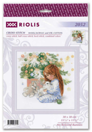 Borduurpakket My Beloved Bunnies - RIOLIS   ri-2052