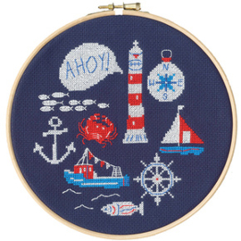 Borduurpakket Jessica Hogarth - Ahoy - Bothy Threads   bt-xjh01